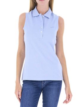 Polo smanicata AZZURRO POLVERE 38