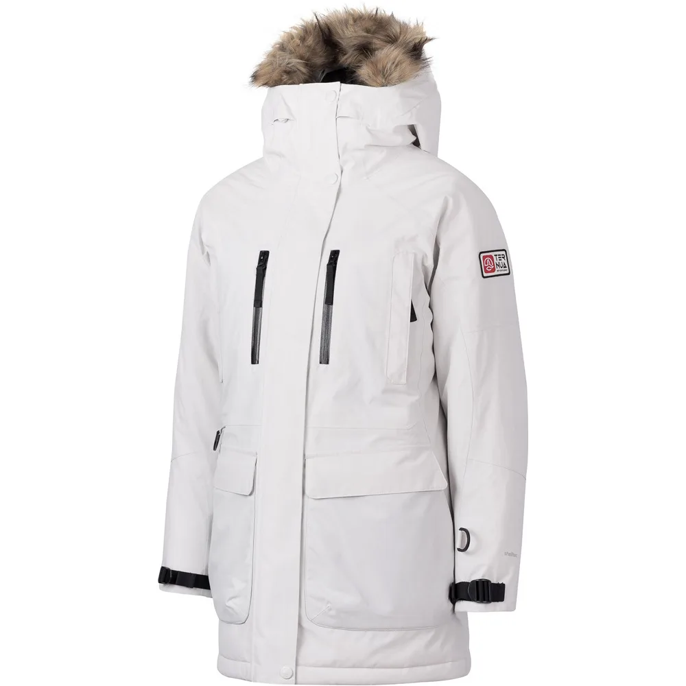 Nova terra chaqueta impermeable insulada mujer Gris (XS) - Ternua - FashionsVida