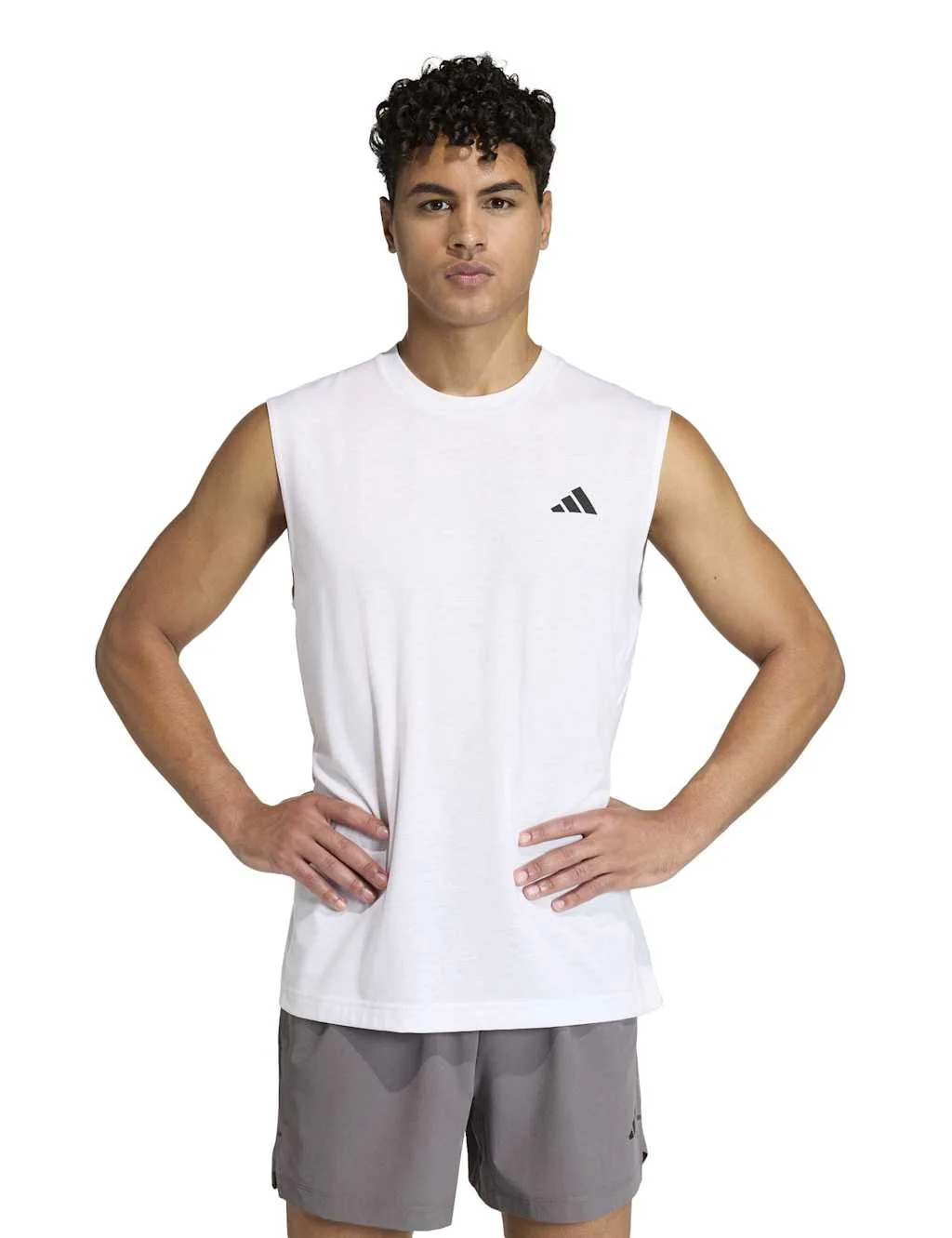 Essentials Feelready Training T-Shirt White male - Adidas - FashionsVida