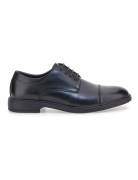 Scarpe stringate nere eleganti in vera pelle Ferré FU210C215 40