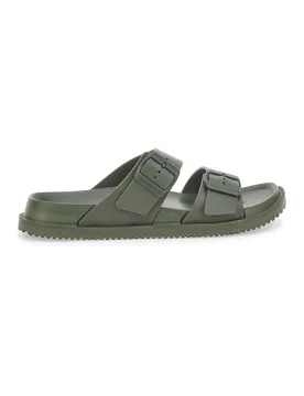 Ciabatte verdi in gomma con doppio cinturino 72593 42/43 - 2T2L - FashionsVida