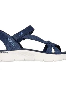 Go Walk Flex - Illuminate Damen Sandalen, blau, Größe 39 39