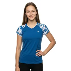 Hypercourt Cap Sleeve 2 Short Sleeve T-shirt Classic Blue / Print S
