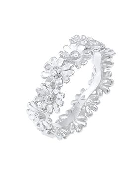 ELLI Anillo 'Flower' plata