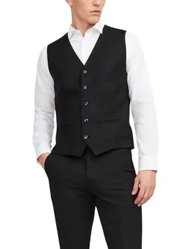 Jack & Jones Gilet Olaris Black 50 - Jack & jones - FashionsVida