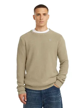 Maglione Garment Dyed Structure Whitebait Gd 2XL