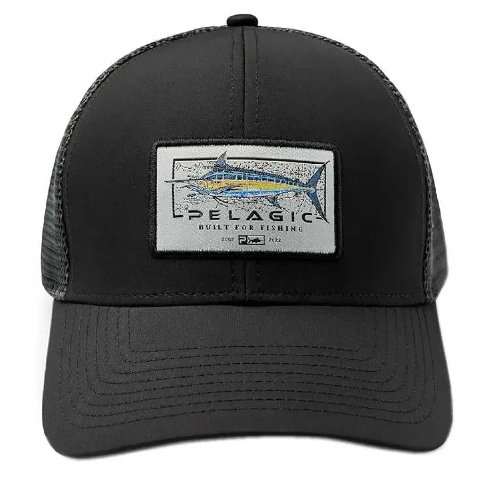 Marlin Minds Cap Black One Size Men,Women - PELAGIC - FashionsVida