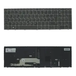 Generico Clavier De Remplacement Pour Ordinateur Portable Spanish Hp Zbook 15/17 G5 G6 Backlight Black One Size unisex