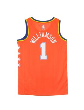 Canotta Basket Uomo Nba Swingman Jersey No.1 Zion Williamson Usa 'rising Stars' Team Orange