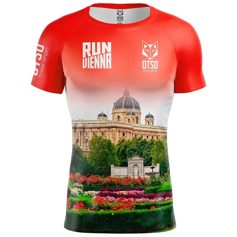 Maglietta A Maniche Corte Run Vienna 202 Multicolour XL - OTSO - FashionsVida