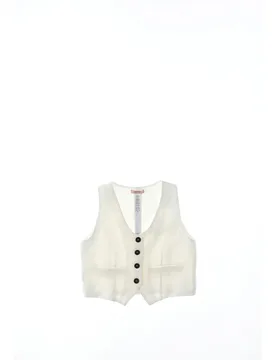 Gilet in viscosa JUNIOR BIANCO 12 - Liu jo - FashionsVida