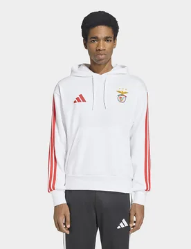 Mens Felpa con cappuccio SL Benfica DNA - Bianco, bianco bianco Uomo taglia S - Adidas - FashionsVida