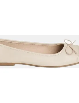 Bailarina efecto piel de mujer - Pieces - FashionsVida