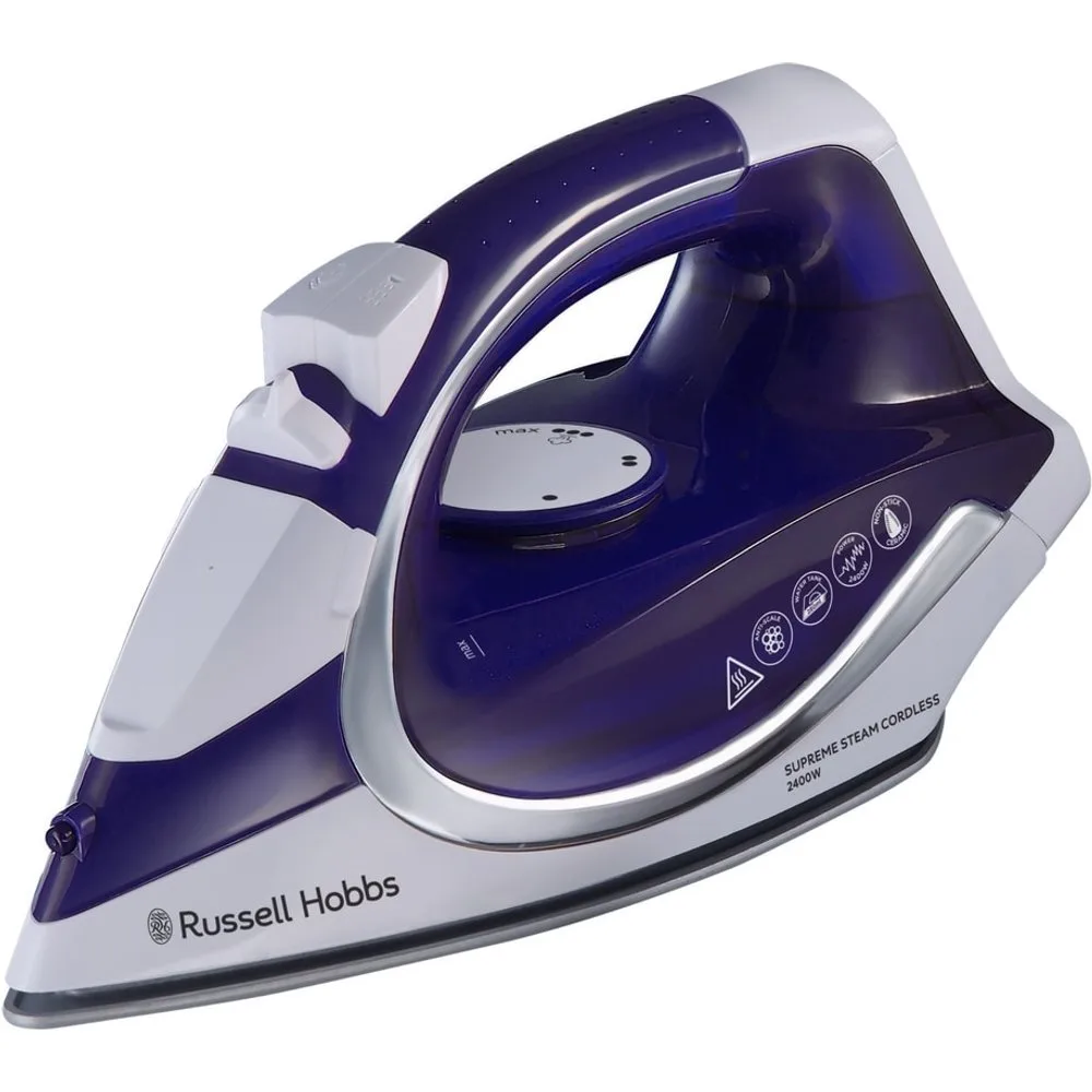 Plancha de vapor Supreme Steam Cordless sin cables - Russell Hobbs - FashionsVida