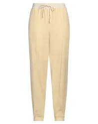 Pantalones Mujer Amarillo pastel 34,36,38 Mujer