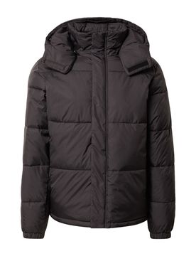 Solid Chaqueta de invierno negro