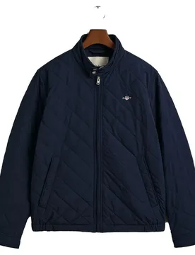 Giacca Windcheater Evening Blue S - Gant - FashionsVida