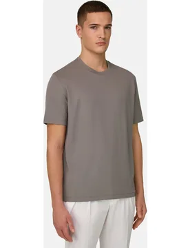 Camiseta de piqué de alto rendimiento con hilo s-cafè® - Boggi Milano - FashionsVida