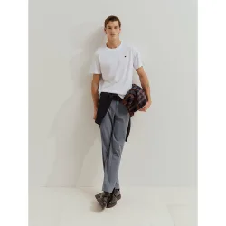 Camiseta básica de hombre de algodón