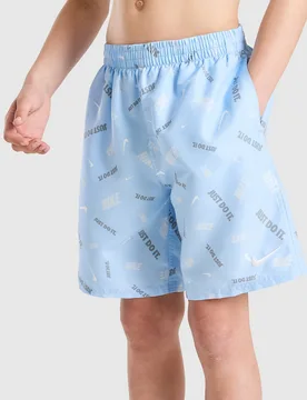All Over Print Swim Shorts Junior, Blau - unisex - Size: L - Nike - FashionsVida