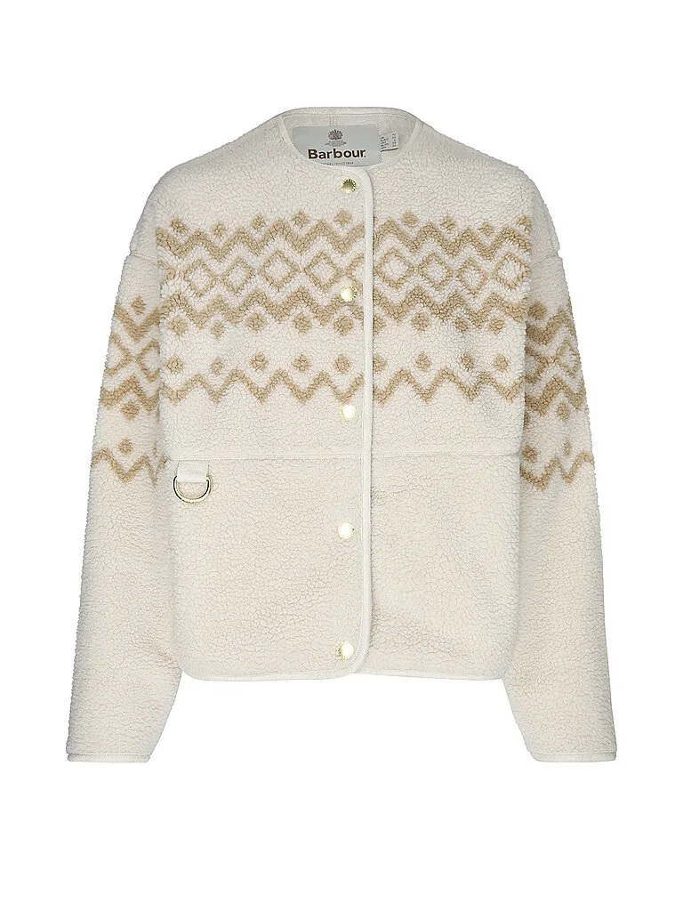 Chaqueta de forro polar FERRISDALE crema 42 - Barbour - FashionsVida