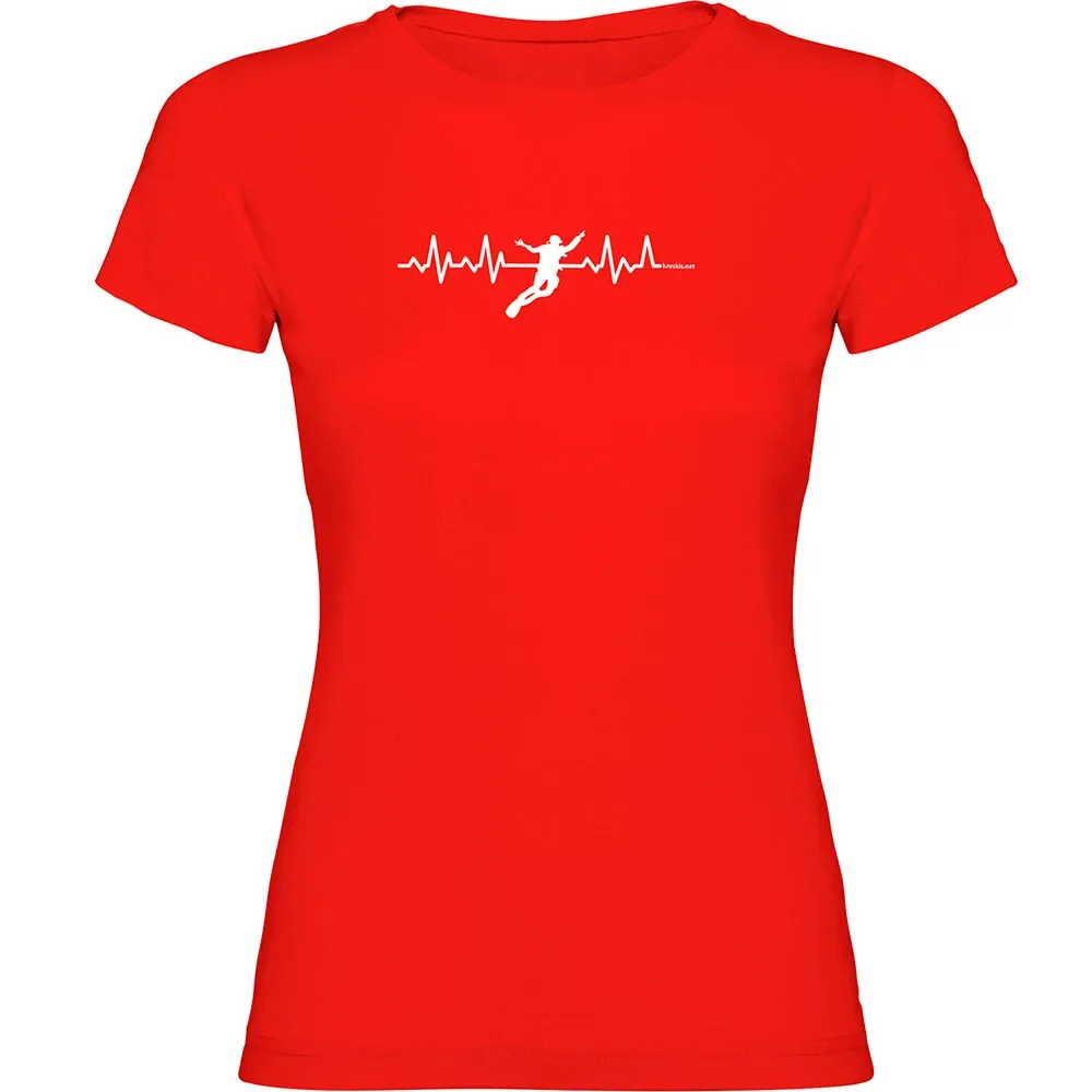 Maglietta A Maniche Corte Da Donna Diving Heartbeat - Kruskis - FashionsVida