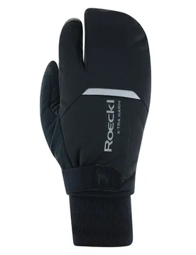 Villach 3 Fingerhandschuhe, schwarz 9,0 - Roeckl Sports - FashionsVida