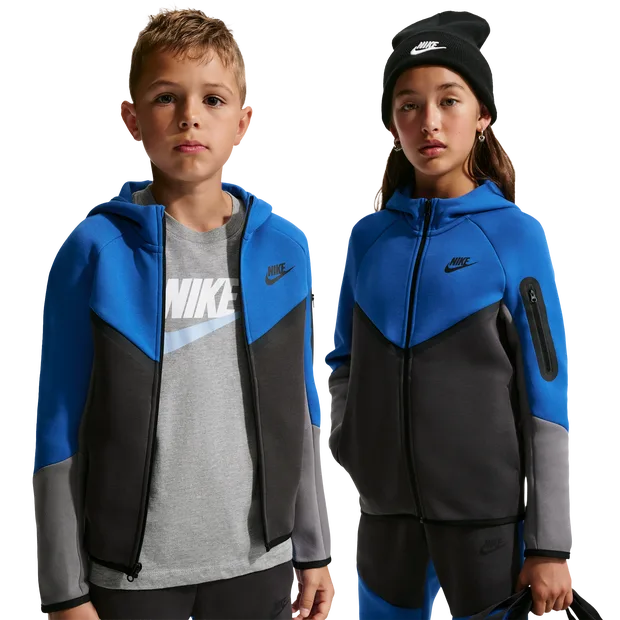 Tech Kid's Hoodies - Blue - Size - Blue - Size: Medium - Nike - FashionsVida