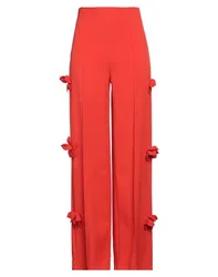 Pantalones Mujer Rojo tomate S Mujer