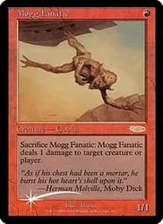 Mogg Fanatic (FNM foil) Promotional Cards