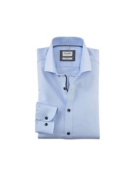 Hemd Body Fit blau 42 herren