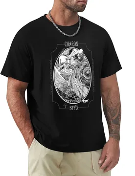 Charon the Ferryman T-Shirt Minimalist Casual Short Sleeve Top - Aliexpress - FashionsVida
