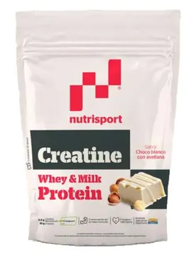 Poudre De Créatine Creapure® Protein Chocolat Blanc Et Noisette 500g