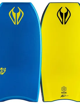 Bodyboard Njoy Pe Bumpers 43´´ Royal Blue / Yellow 109.22 cm unisex
