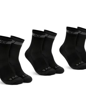 Calzini Merino Regular 3 Unità Black