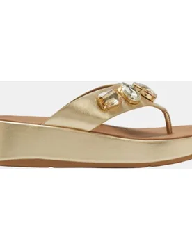 Sandalia de mujer plana con tira entrededos - FitFlop - FashionsVida