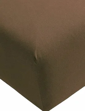 Jersey-Spannleintuch BELLA DONNA 90/190 cm - 100/220cm Trüffel braun baby - Formesse - FashionsVida