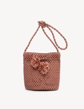 Borsa a tracolla fucsia - one size