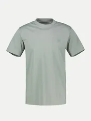 Basic-T-Shirt mit Logo Grün XXXL