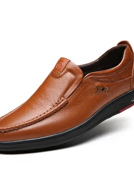 Leather Men Formal Shoes Luxury Brand Men's Loafers Dress Moccasins Breathable Slip on Black Driving Shoes Plus Size 38-47 - Aliexpress - FashionsVida