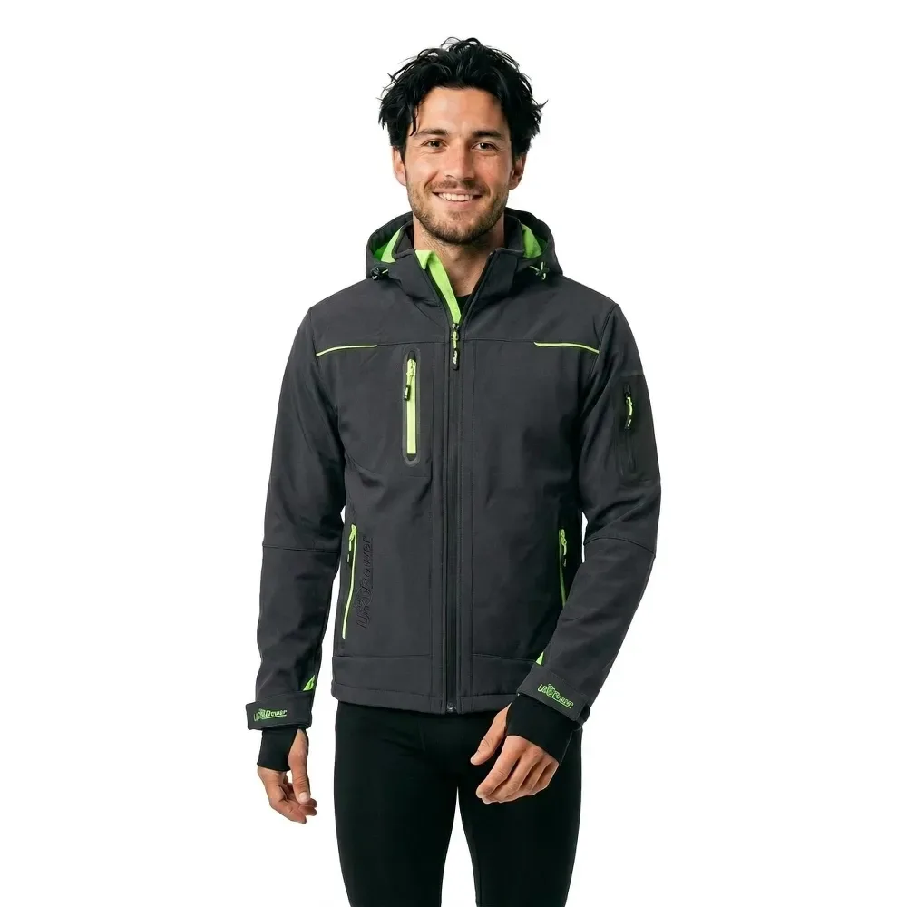 Veste Space Asphalt Grey / Green 3XL - U-Power - FashionsVida