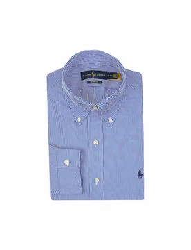 Camisa Custom Fit azul XL - Ralph Lauren - FashionsVida
