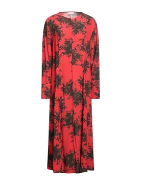 Maxi-Kleid Damen Rot 34,36 Damen - Ganni - FashionsVida