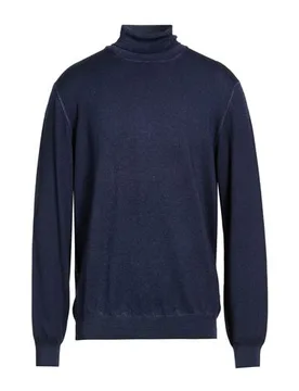 Rollkragenpullover Herren Nachtblau 54 Herren - Gran Sasso - FashionsVida