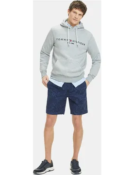 Sudadera de hombre gris con capucha - Tommy Hilfiger - FashionsVida