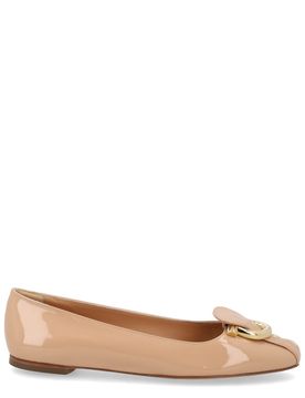 Gancini-strap Ballet Flats