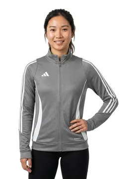 Veste De Survêtement Tiro24 Training Team Mid Grey / White L - Adidas - FashionsVida