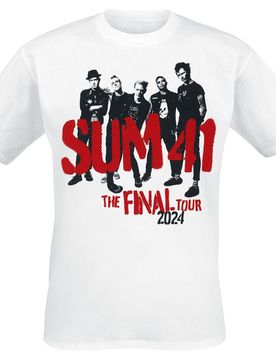 T-Shirt - Spray Paint - Tour Shirt 2024 - L bis XXL - für Männer - Größe L - weiß - Lizenziertes Merchandise! - Männer - male