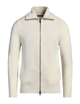 Strickjacke Herren Elfenbein 52 Herren - Tagliatore - FashionsVida