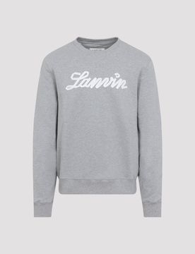 Ribbon Sweatshirt in Heathered Fleece